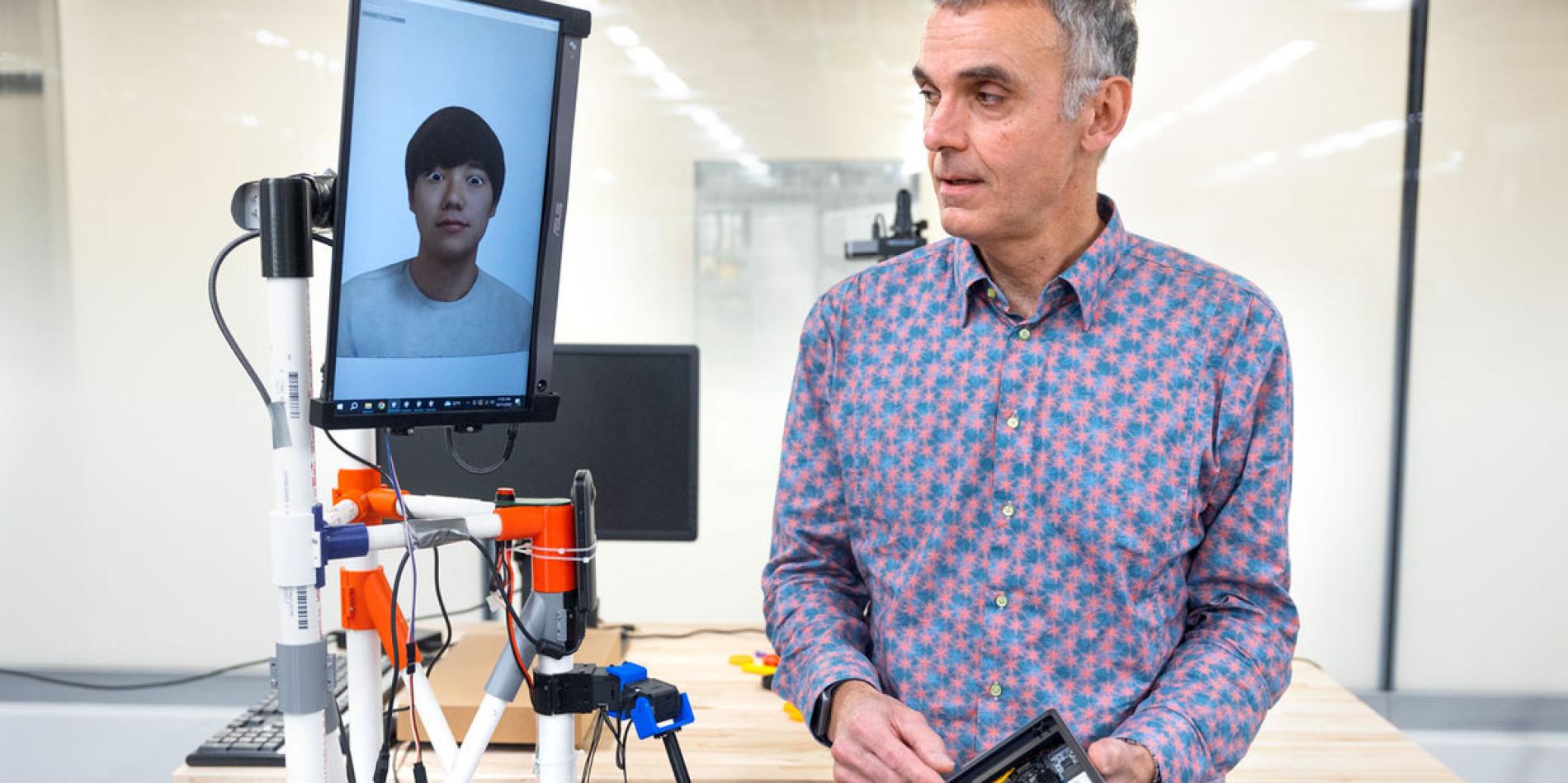 Robot stand-in mimics your movements in VR