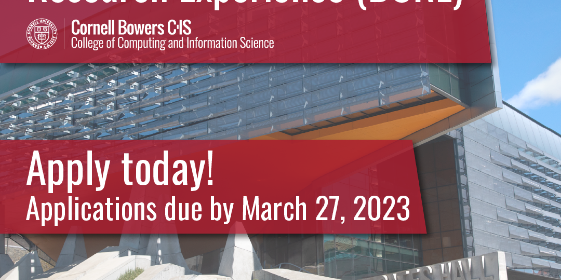 Cornell Bowers CIS expands summer research program to all majors