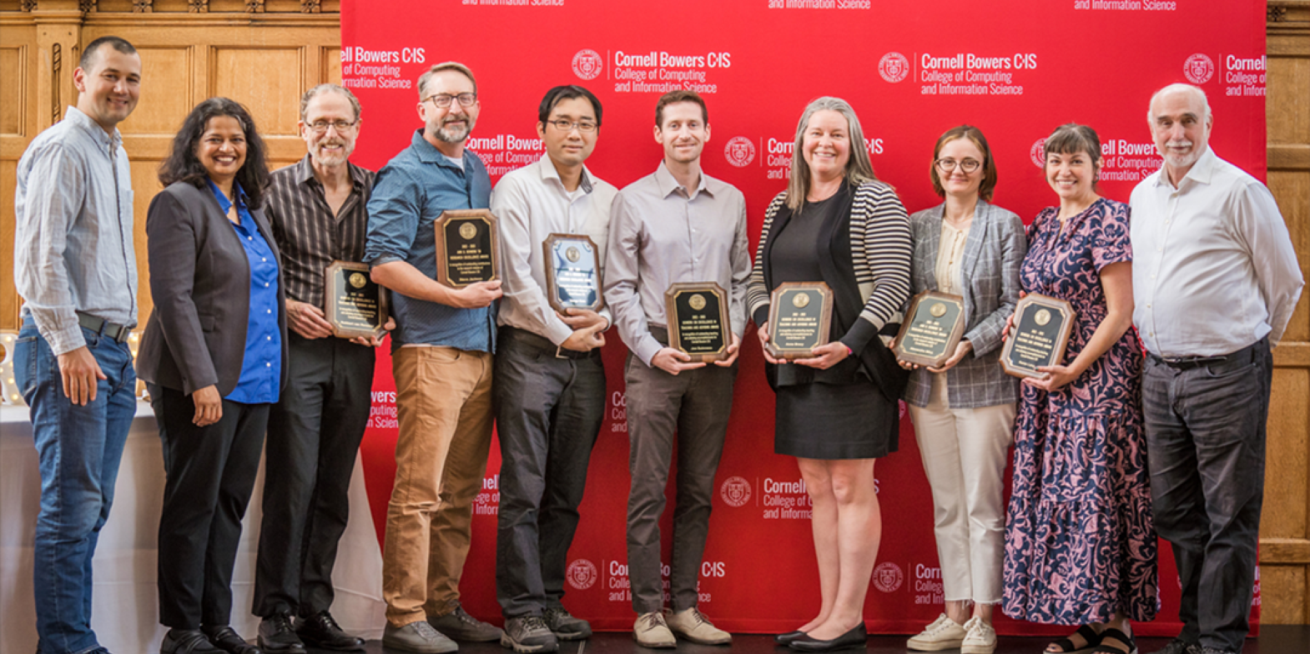10 pioneering faculty receive Cornell Bowers CIS excellence awards