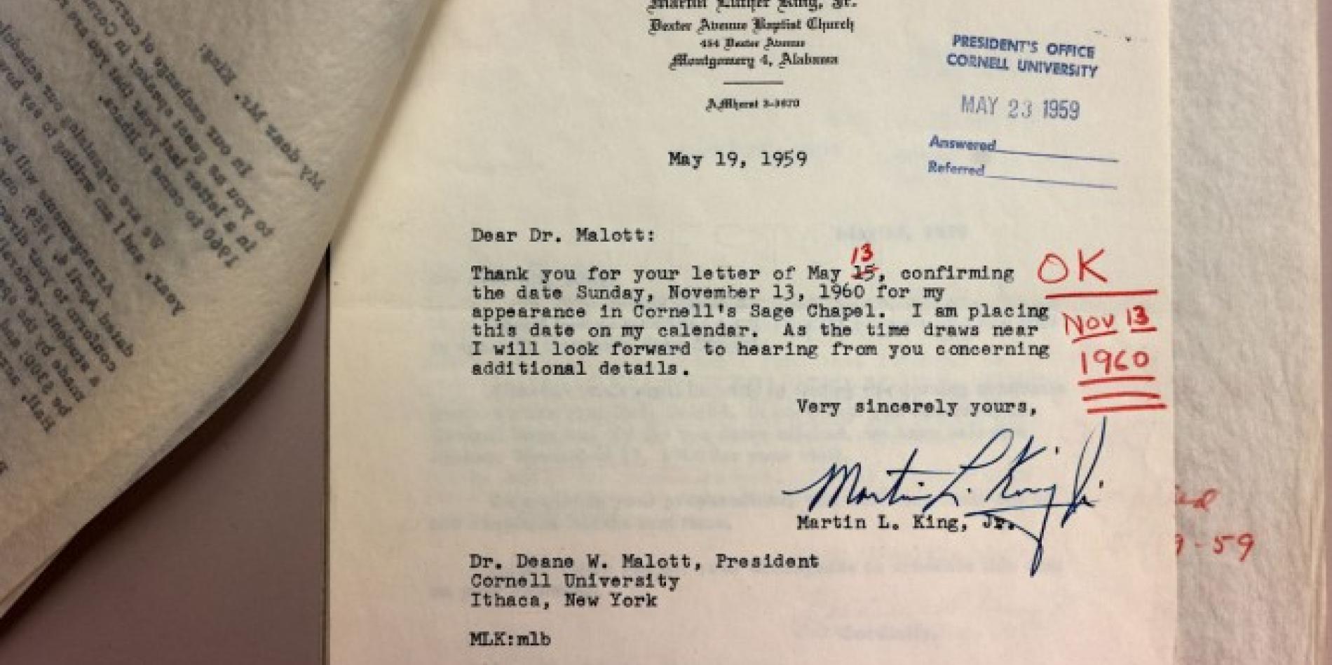 MLK's 1960s visits to Cornell still resonate today