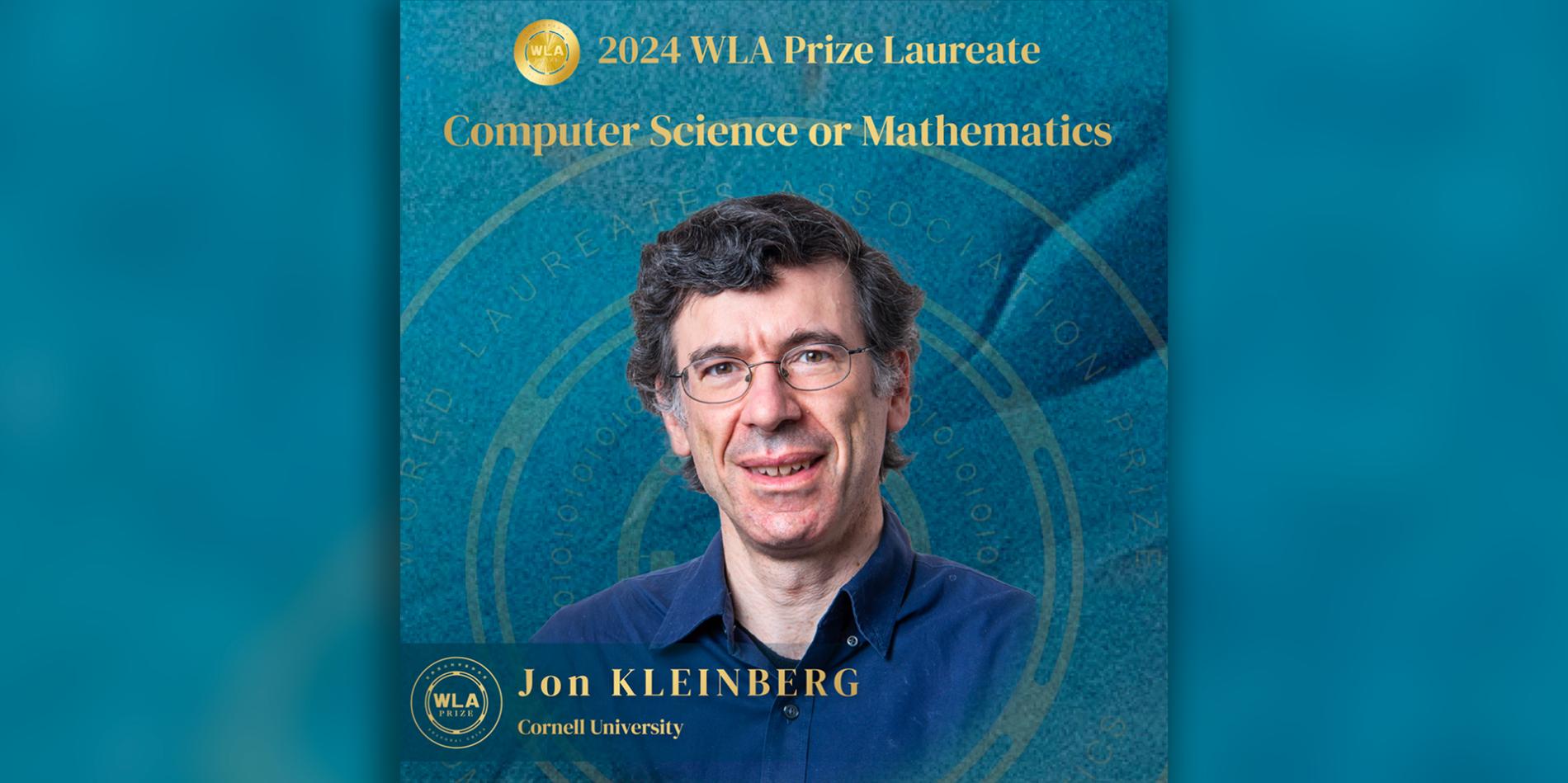 Kleinberg receives World Laureates Association Prize