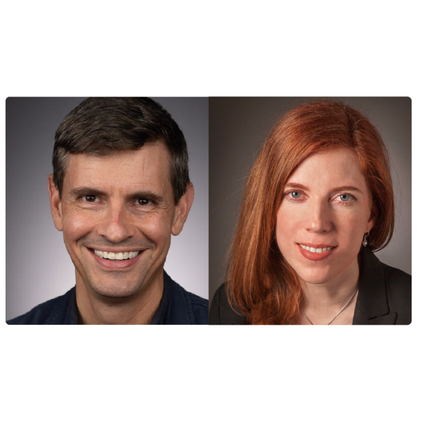 Two photos, one of a man and one of a woman.