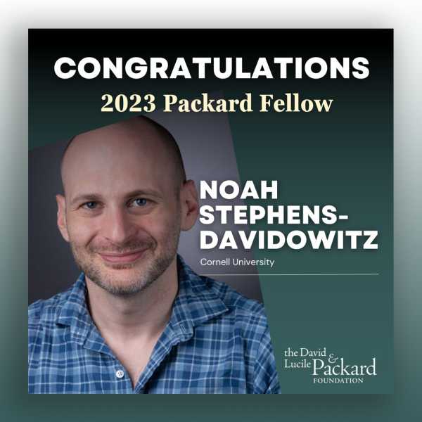 Stephens-Davidowitz named Packard Fellow
