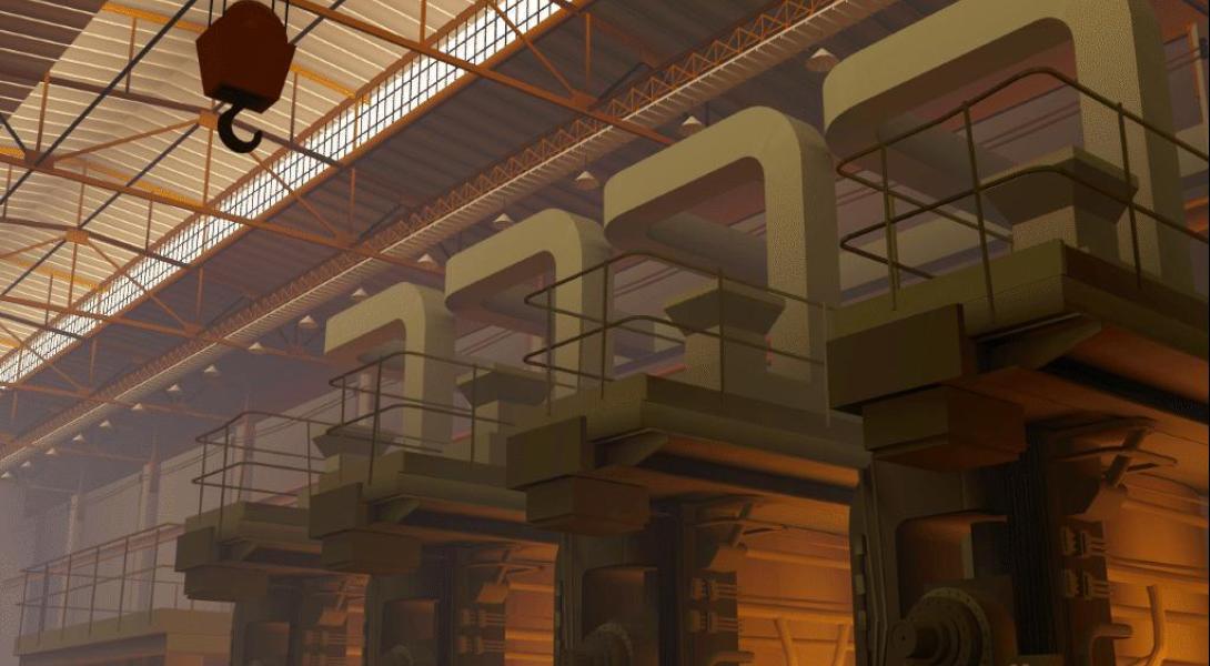 The factory model contains 30,000 patches, and was the most complex radiosity solution computed at that time. The radiosity solution took approximately 5 hours for 2,000 shots, and the image generation required 190 hours; each on a VAX8700.