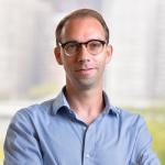 Portrait of man with glasses