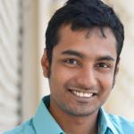 Color portrait of Jayadev Acharya