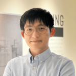  A photo of Wei-Chiu Ma, a man with black hair, glasses and a gray shirt